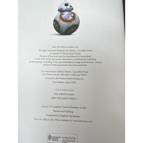 Disney Star Wars The Force Awakens 2016 Collectors‎ Book - Picture 8 of 9